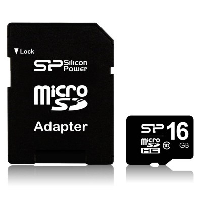 CARTE MEMOIRE SILICON POWER 16 GB