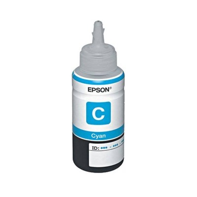 BOUTEILLE D'ENCRE ADAPTABLE T6642 POUR L100/L200/L800 - 100ML -CYAN