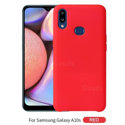 COQUE SILICONE SAMSUNG A10S ROUGE