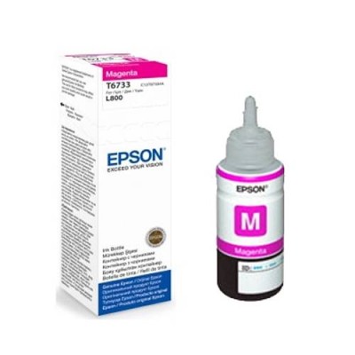 BOUTEILLE ENCRE ORIGINAL EPSON T6733 MAGENTA