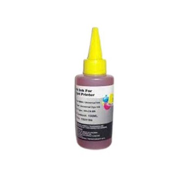 BOUTEILLE D'ENCRE ADAPTABLE UNIVERSELLE 100ML - YELLOW