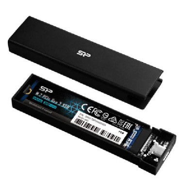 BOITIER EXTERNE POUR SSD NVME M.2 SILICON POWER PD60  USB3.2