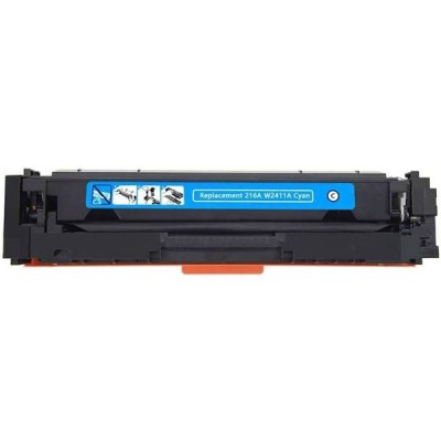 TONER ADAPTABLE HP 216A- W2411A - SANS PUCE - CYAN