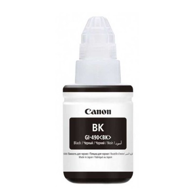 BOUTEILLE D'ENCRE ADAPTABLE CANON GI-490BK - 100ML -NOIR