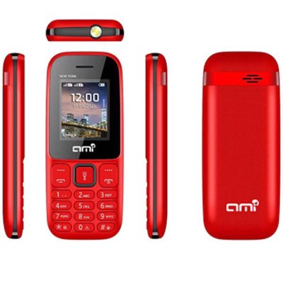 TÉLÉPHONE PORTABLE AMI C14 POWER DOUBLE SIM - RED
