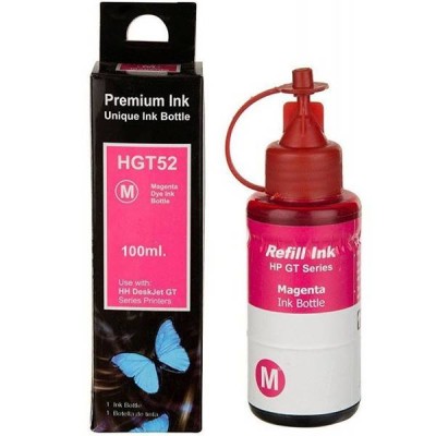 BOUTEILLE D'ENCRE ADAPTABLE HP HGT52 - 100 ML - MAGENTA