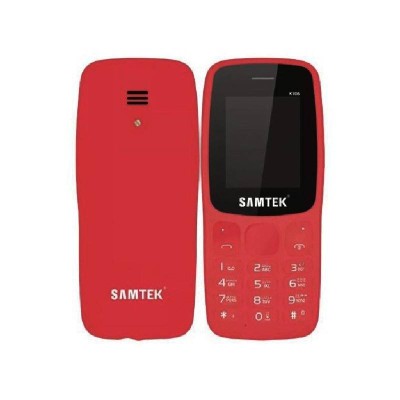 TÉLÉPHONE PORTABLE SAMTEK K106 - 1.8" - DOUBLE SIM - ROUGE -  agorav1.pi2r-dev.tech