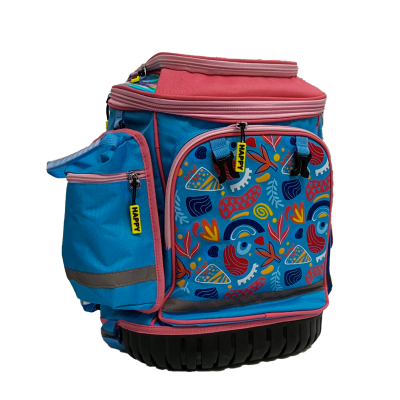 SAC A DOS HAPPY HP0053N WUP-FACE BLEU & ROSE