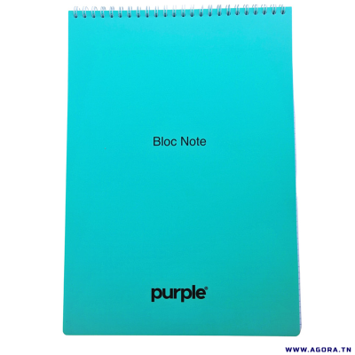 BLOC NOTE WIRO ESSENTIAL PURPLE - A4  - 100 PAGES | agorav1.pi2r-dev.tech