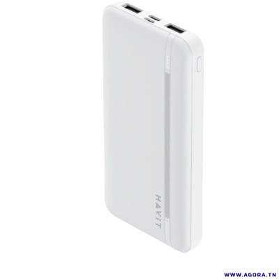 POWER BANK HAVIT 20000MAH BLANC