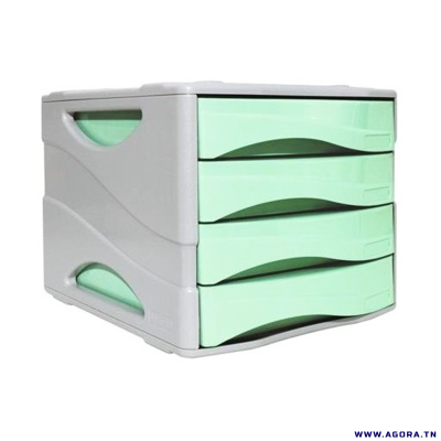 MINI BLOC DE 3 TIROIRS ARDA - VERT PASTEL | agorav1.pi2r-dev.tech