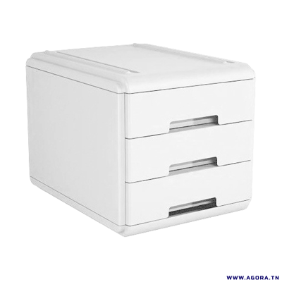MINI BLOC DE 3 TIROIRS MY DESK ARDA - BLANC | agorav1.pi2r-dev.tech