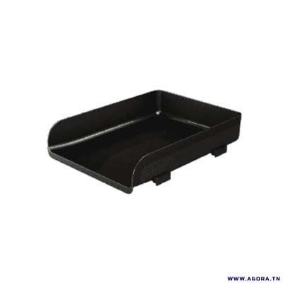 CORBEILLE À COURRIER SUPERPOSABLE MY DESK ARDA - NOIR | agorav1.pi2r-dev.tech