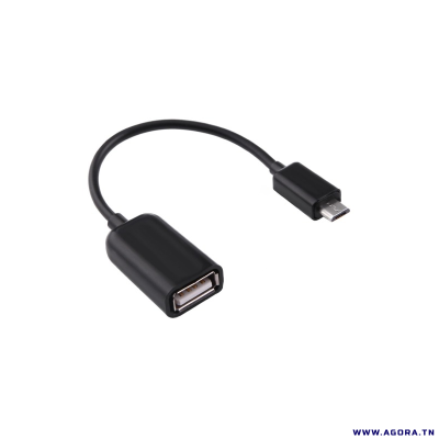 ADAPTATEUR OTG - V8 5CM NOIR | agorav1.pi2r-dev.tech