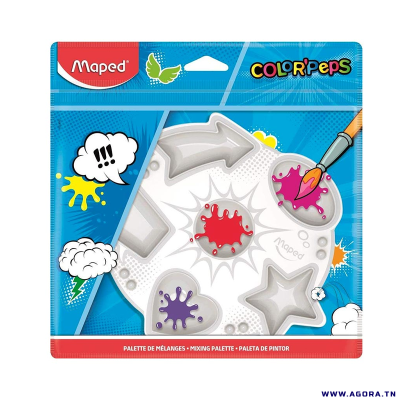 PALETTE DE PEINTURE PLASTIQUE MAPED BLANC   0045020