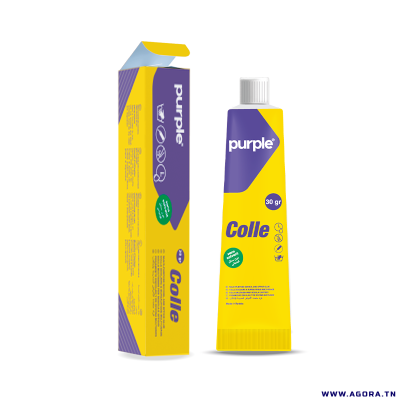 COLLE TRANSPARENTE EN TUBE PURPLE 30G 2401411C68