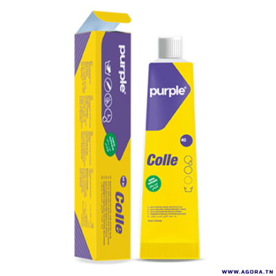 COLLE TRANSPARENTE EN TUBE PURPLE 40G 2401412C68