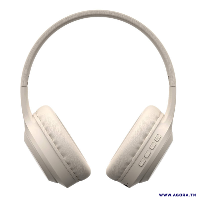 CASQUE BLEUTOOTH HAVIT H628BT BEIGE