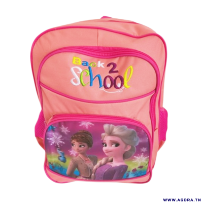 SAC A DOS POUR ENFANT FROZEN ROSE