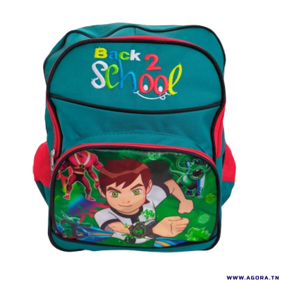 SAC A DOS POUR ENFANT BEN 10 VERT