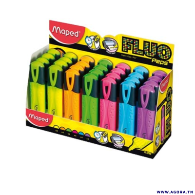 MARQUEUR FLUO ASSORTIES MAPED