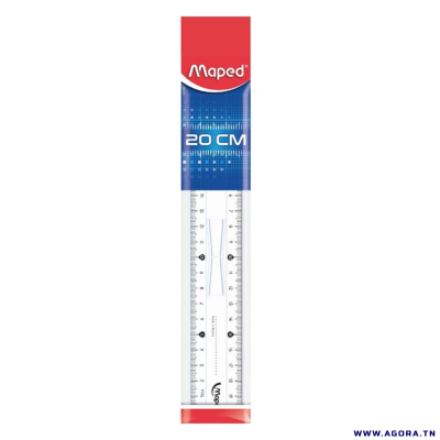 RÈGLE PLATE 20CM CLASSIC MAPED 146112