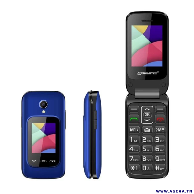 TELEPHONE PORTABLE SMARTEC F1 BLEU