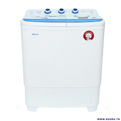 MACHINE À LAVER ORIENT SEMI-AUTOMATIQUE 11KG BLANC