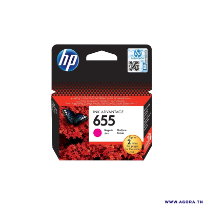 CARTOUCHE JET D'ENCRE ORIGINAL HP 655 - MAGENTA