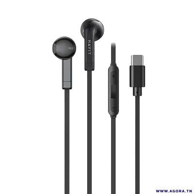 ECOUTEURS FILAIRE TYPE C HAVIT E336C | agorav1.pi2r-dev.tech