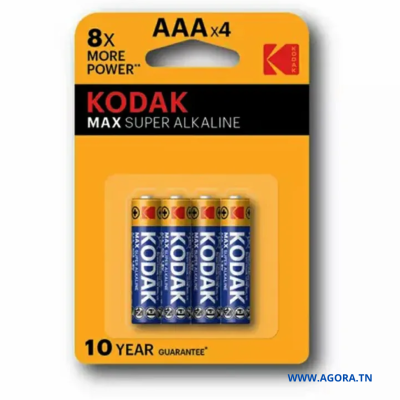 PILE KODAK ALKALINE AAA B4  0309104