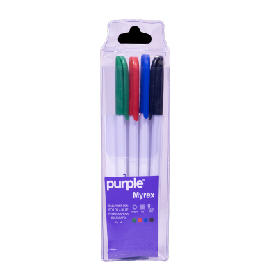 POCHETTE DE 4 STYLOS SCRIBE 1,0 MM | ASSORTIS