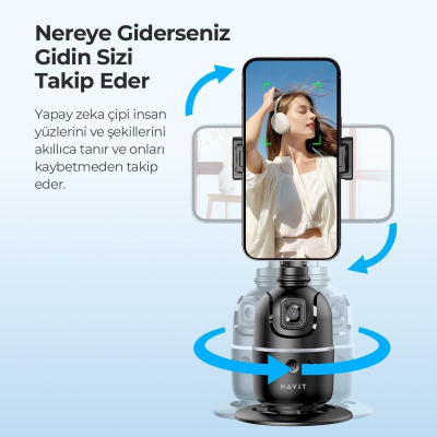 STABILISATEUR 360° SELFIE STICK HAVIT ST609