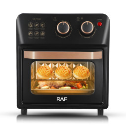 FOUR ELECTRIQUE ET FRITEUSE SANS HUILE RAF R-5347 12L NOIR