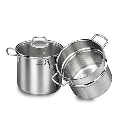 MARMITE A SPAGHETTI KORKMAZ  5 LITRES INOX