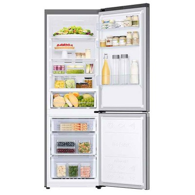 RÉFRIGÉRATEUR COMBINÉ SAMSUNG 355 LITRES NOFROST SILVER