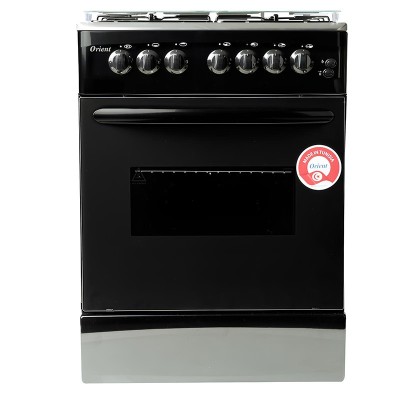 CUISINIÈRE À GAZ ORIENT 4 FEUX 60CM NOIR
