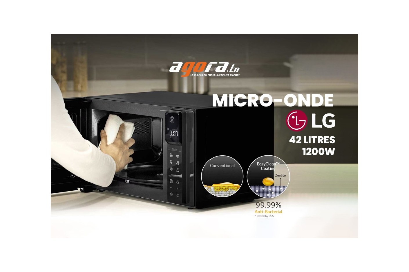 Pourquoi choisir la micro onde LG en Tunisie ?