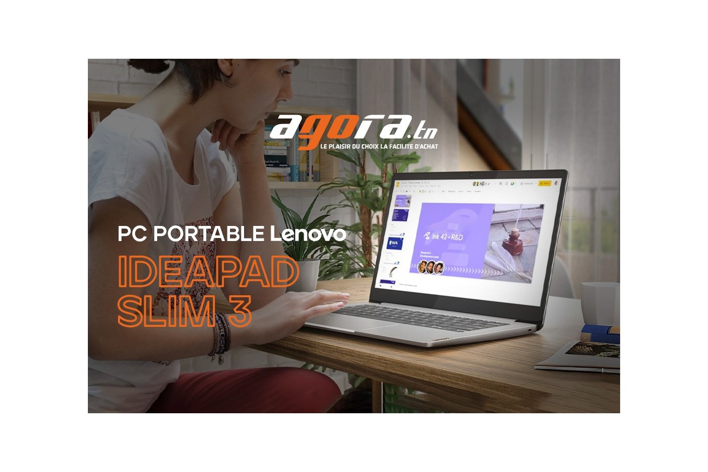 Pc Portable Lenovo IdeaPad Slim 3 : Excellente performance