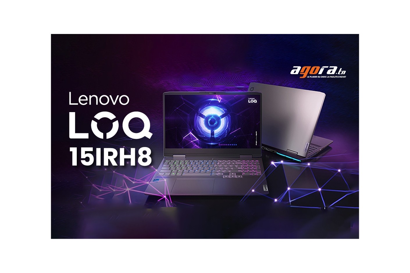 PC Lenovo LOQ 15 IRH8 pour le gaming 