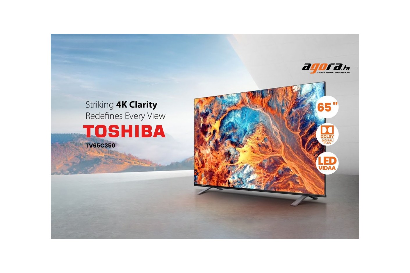 Meilleur téléviseur Toshiba 65 pouces : Smart TV 