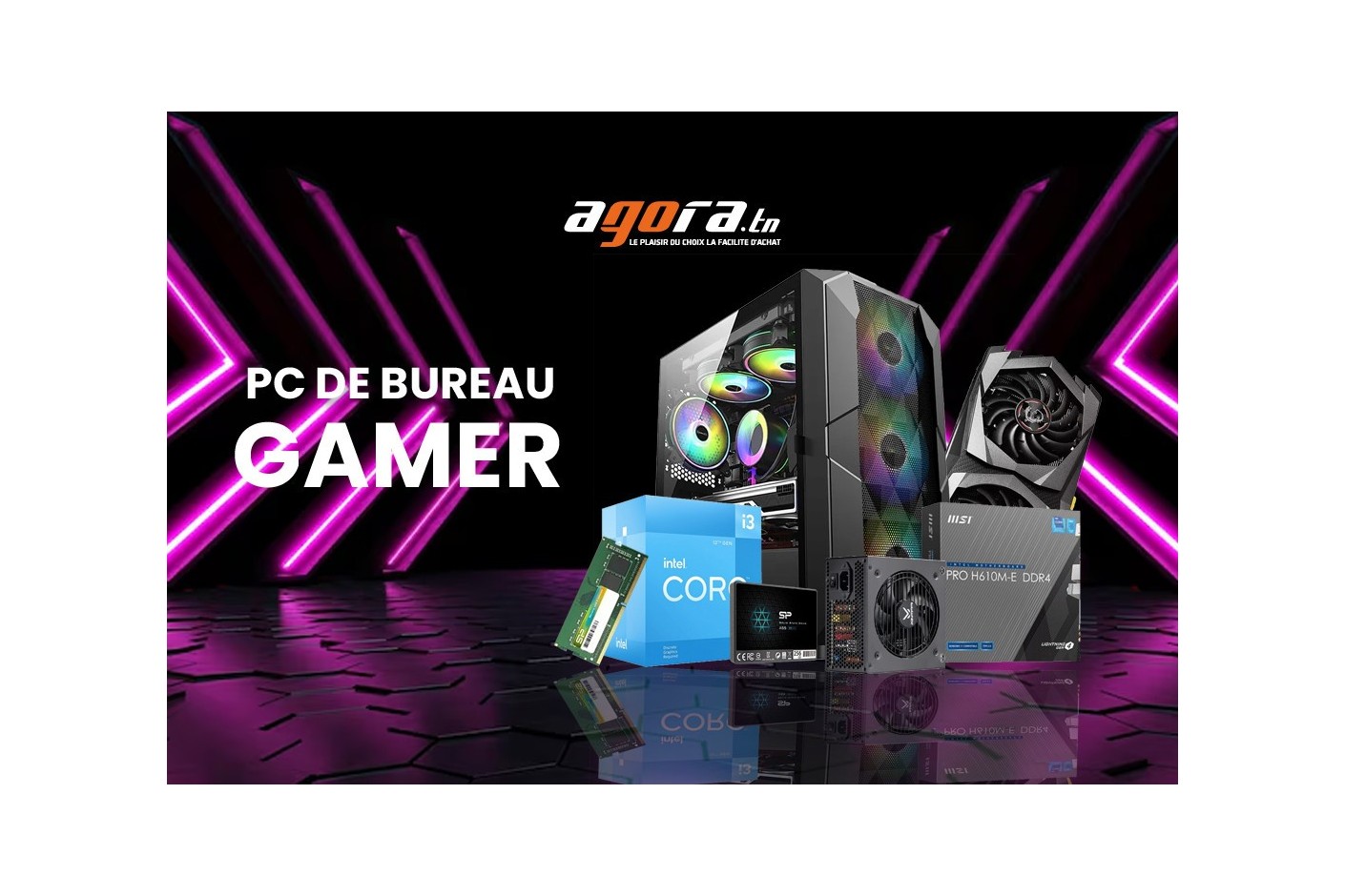 PC de Bureau Gamer I7-12700 : Performance et Puissance pour le Gaming