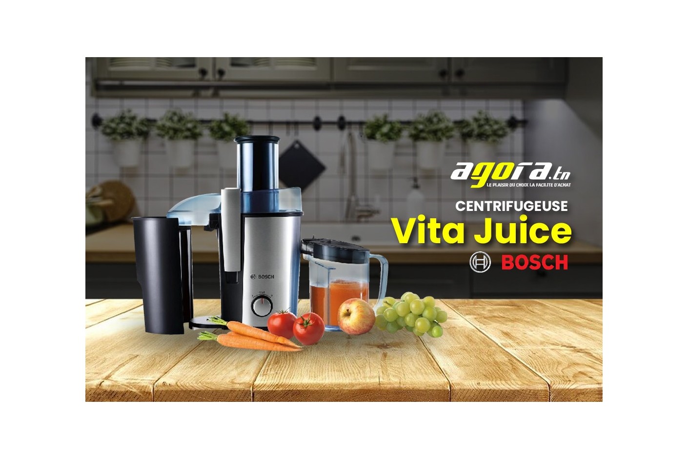 Pourquoi Choisir la Centrifugeuse VitaJuice Bosch 700W pour Votre Cuisine ?